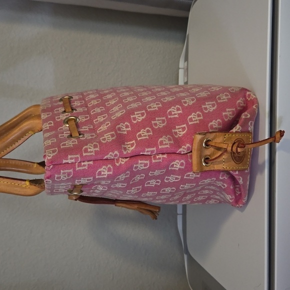 DOONEY & BOURKE Vintage Made in the USA Canvas Light purple/pink Handbag - Picture 4 of 15